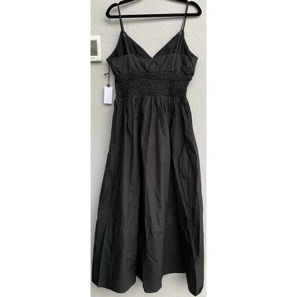 ASTR Popcorn Waist Midi Black Dress - XL - New With Tags- MSRP $99 - Picture 4 of 5